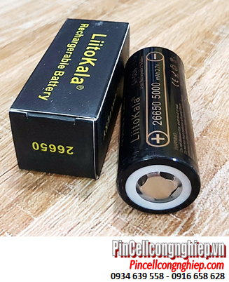 LiitoKala Lii-50A, Pin sạc Lithium 3.7v 26650 LiitoKala Lii-50A (3.7v-5000mAh) chính hãng